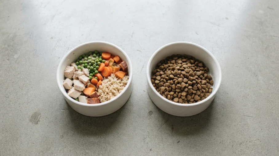 O que levar em conta na alimentação do pet natural ou ração
